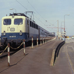 Anreise Norderney mit der Bahn (Aufnahme 1989)