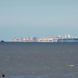 Norderney von Norddeich aus gesehen